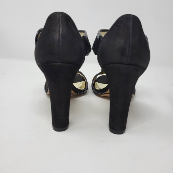 Coach Tristen Black Suede Tassel Pumps Heels Shoes 8.5B - Picture 13 of 14
